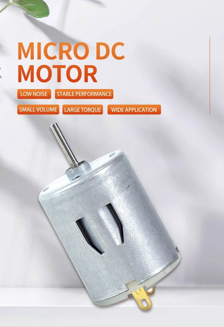 Micro DC Motor 3V 6V 12V 24V Vibrating Motor for Electric Tools, Massage Bed, Electric Hair Clipper, RC Toy, Toothbrush, DC Pump, DC Fan Motor, Vending Machine